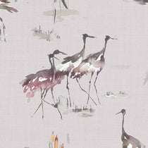 Cranes Tourmaline Fabric by the Metre